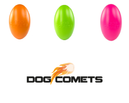 Dog Comets Pan Star Egg MEDIUM 20 CM