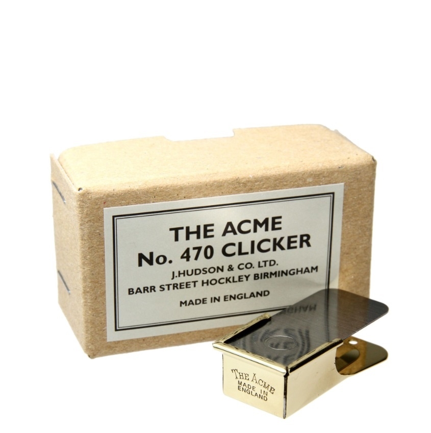 Acme 470 Polisched Brass Clicker
