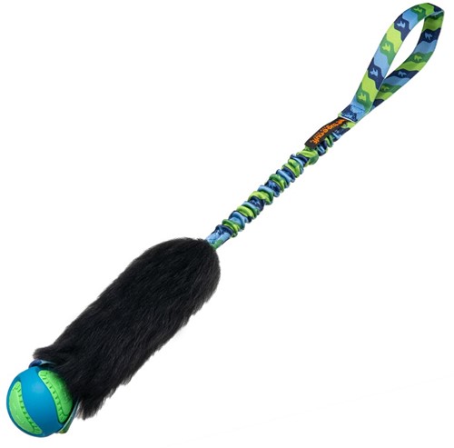 Tug-e-Nuff Wondabaa POWERBALL Sheepskin Bungee - Groen