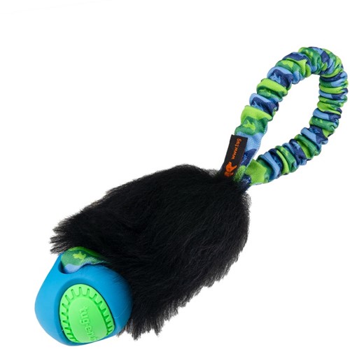 Tug-e-Nuff Pocket POWERBALL Sheepskin Tug - Groen