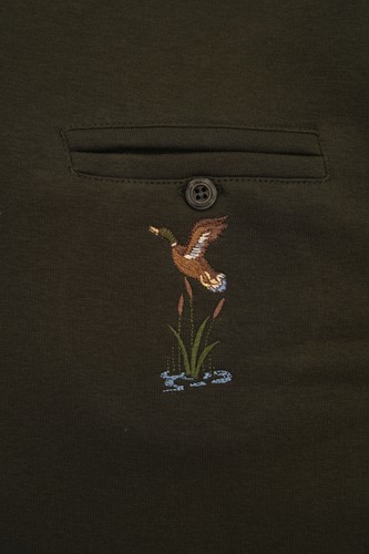 Hubertus® Sweatshirt met eend motief-2