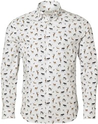 Chevalier® Danson Contemporary Fit Shirt Men - Royal Familiy Print