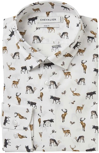 Chevalier® Danson Contemporary Fit Shirt Men - Royal Familiy Print-2
