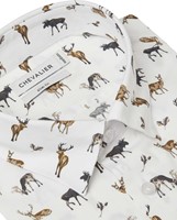 Chevalier® Danson Contemporary Fit Shirt Men - Royal Familiy Print-3