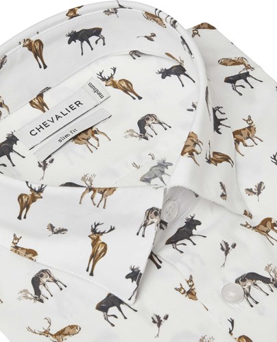 Chevalier® Danson Contemporary Fit Shirt Men - Royal Familiy Print-3