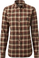Chevalier® Heron Flannel Shirt Woman Holly Green Checked