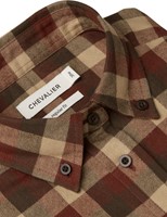 Chevalier® Heron Flannel Shirt Woman Holly Green Checked-2