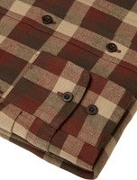Chevalier® Heron Flannel Shirt Woman Holly Green Checked-3