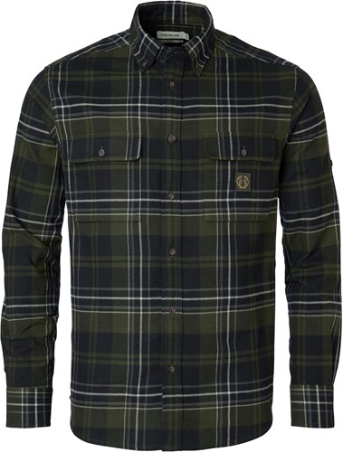 Chevalier® Heron Flannel Shirt Men October Green Checked