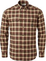 Chevalier® Heron Flannel Shirt Men Holly Green Checked