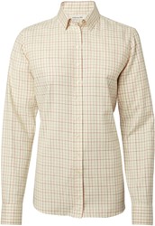 Chevalier® Dollis Shooting Fit Wool Shirt Cherry Red Tattersal