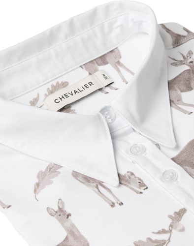 Chevalier® Leslie Half Placket Jersey Shirt - Oh Deer-2