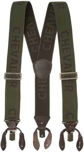 Chevalier® Suspenders / Bretels Dark Green