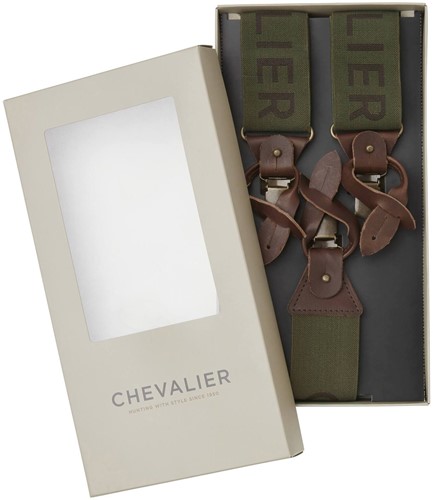 Chevalier® Suspenders / Bretels Dark Green-2