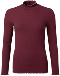 Chevalier® Kelly Longsleeve Top Wine Red