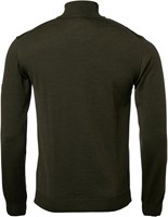 Chevalier® Aston Half Zip Meriono Pullover - Dark Green-2