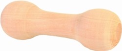 Houten apporteerblok rond 125 gram Puppy Blok