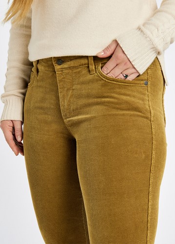 Dubarry® Honeysuckle Harvest Gold Fluweelzachte Ribcord stretch-3