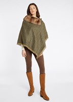 Dubarry® Silverflir Tweed Poncho - Thistle-2