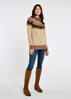 Dubarry® Devlin Fair Isle Coltrui - Oat Multi-3
