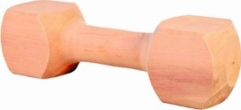 Houten apporteerblok 25 cm vierkant 600 - 650 gram