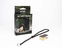 Acme 470 Polisched Brass Clicker & Wrist Lanyard GIFTSET Perfect voor clicken op afstand