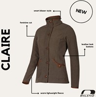 Baleno® Claire Fleece Blazer Moss Green-2