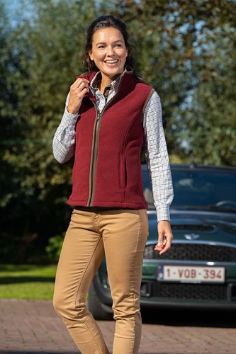 Baleno® Sally Waistcoat Burgundy-2