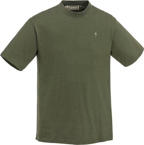 Pinewood® Basic t-Shirt Brown - Maat XL