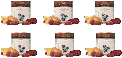 6-PACK: Hubertus Gold Menu Lamm & Kartoffel 800 Gr