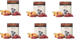 6 PACK: Hubertus Gold Menu Rind & Kartoffel 800 Gr