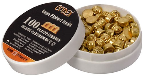 Codex - Munitie alarmpistool 6 mm 100 stuks
