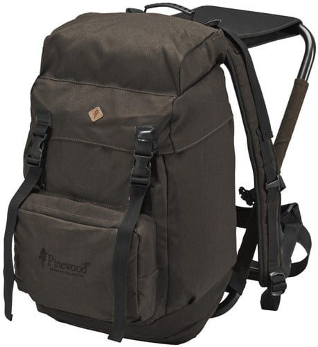 Pinewood® Hunting Backpack / Rugzakstoel KIDS Suede brown
