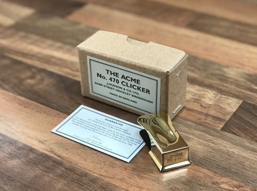 Acme 470 Polisched Brass Clicker Perfect voor clicken op afstand-3