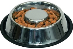 RVS hondenvoerbak Anti-Slip Ø 18 CM Onderzijde Ø 25 cm