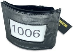 Leather By Beth Startnummer houder BLACK