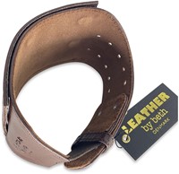 Leather By Beth Startnummer houder BROWN-2
