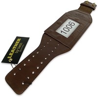 Leather By Beth Startnummer houder BROWN-3