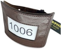 Leather By Beth Startnummer houder BROWN