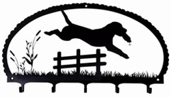 Sleutel / Fluiten / Lijnen Rekje Labrador Springend