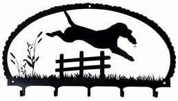 Sleutel / Fluiten / Lijnen Rekje Labrador Springend