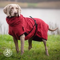 Dryup® Cape BORDEAUX Hondenbadjas
