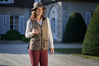 Baleno® Caitlin Dameshoed Tweedprint Khaki Waterdicht-3