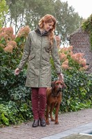 SALE: Baleno® Twyford Tweed Printed Lady Coat Khaki Check-2