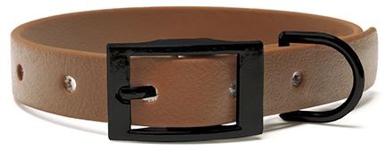 Biothane Halsband Mat SMAL - Caramel