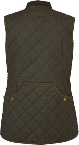 Chevalier® Vintage Shooting Vest Women Leather Brown-2
