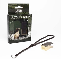 Acme 470 Polisched Brass Clicker & Wrist Lanyard GIFTSET