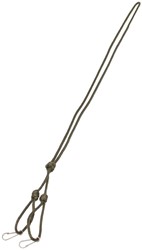 Double Clip 3mm Ø Lanyard by Bisley Fluitkoord voor 2 aparte fluitjes