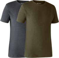 Deerhunter® T-Shirt 2 Pack Green & Grey OEKO-TEX®