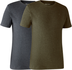 Deerhunter® T-Shirt 2 Pack Green & Grey OEKO-TEX®